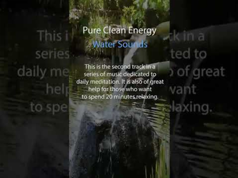 image 0 20 Minutes Meditation Music Pure Clean Energy  Positive Vibration Water Sounds #shorts