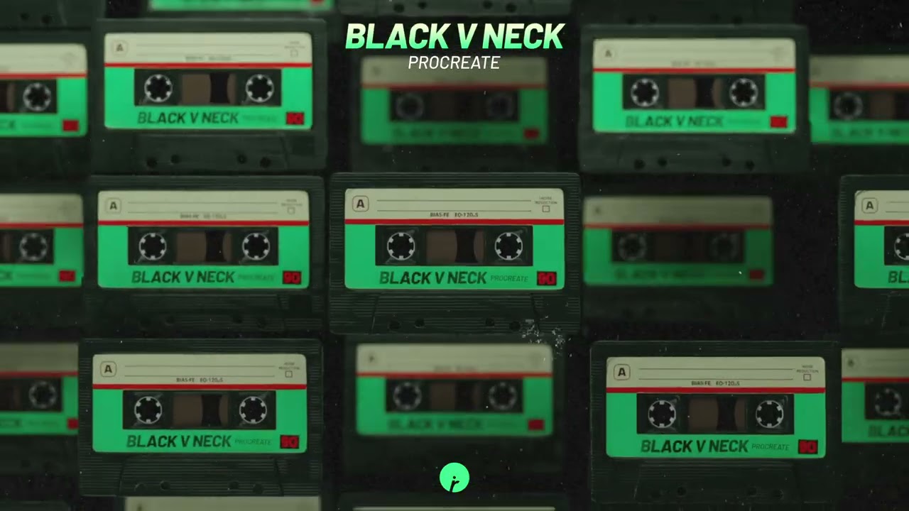 image 0 Black V Neck - Procreate : Insomniac Records