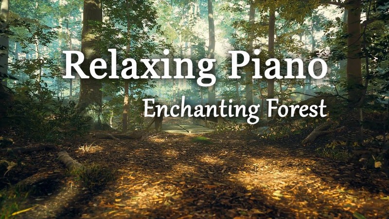 Relaxing Piano Enchanting Forest Nature Sounds Piano Music Stress Relief Meditation Music